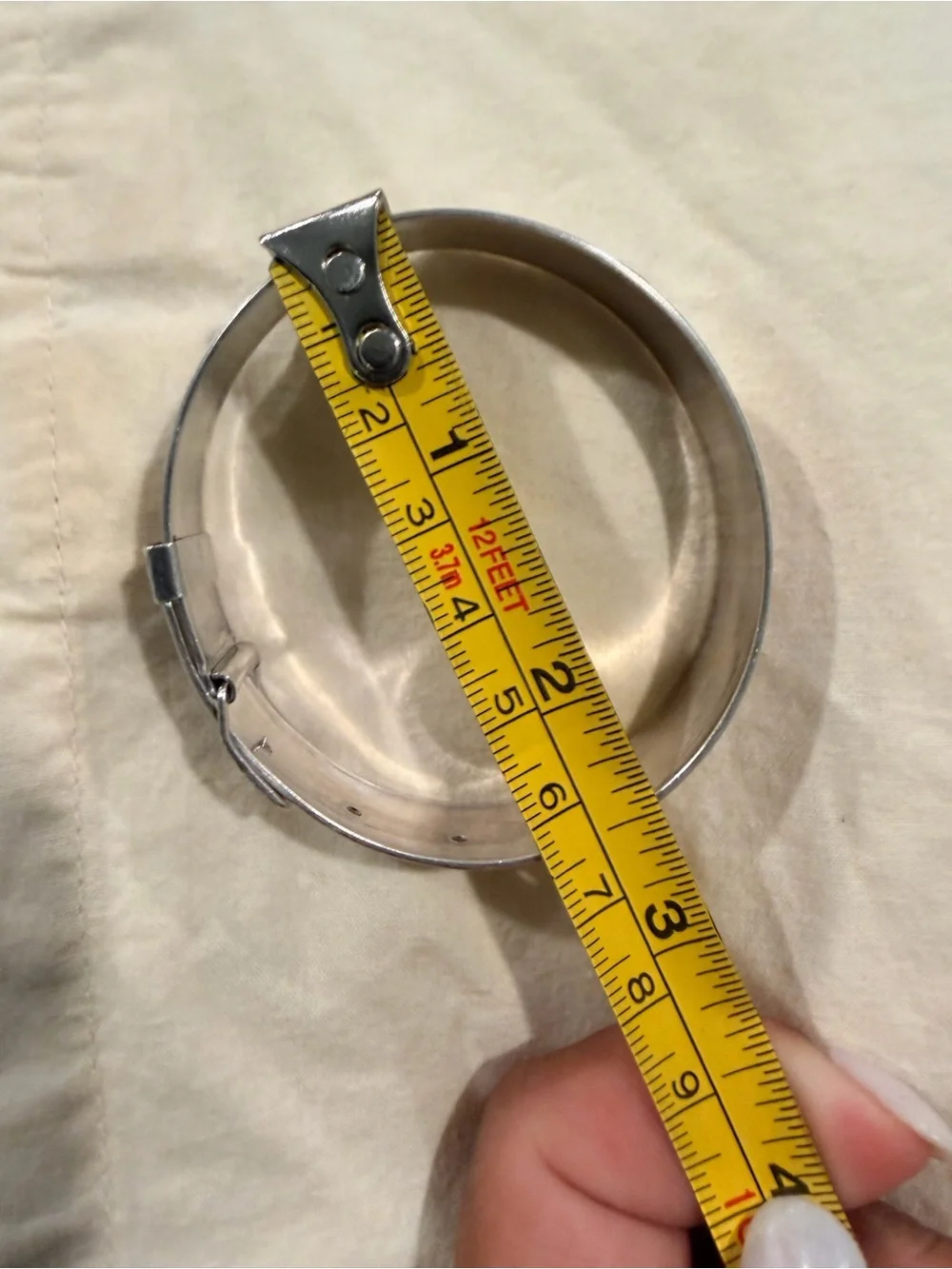 Vintage-Hayward Sterling Silver- Engraved Buckle Bracelet